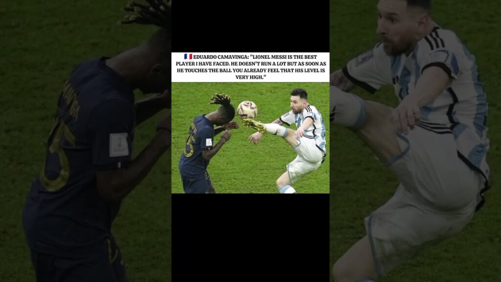 Camavinga on Messi 🗣️ #ytshorts #futbol #viscabarca #edit #camavinga #fifa #leomessi #messi