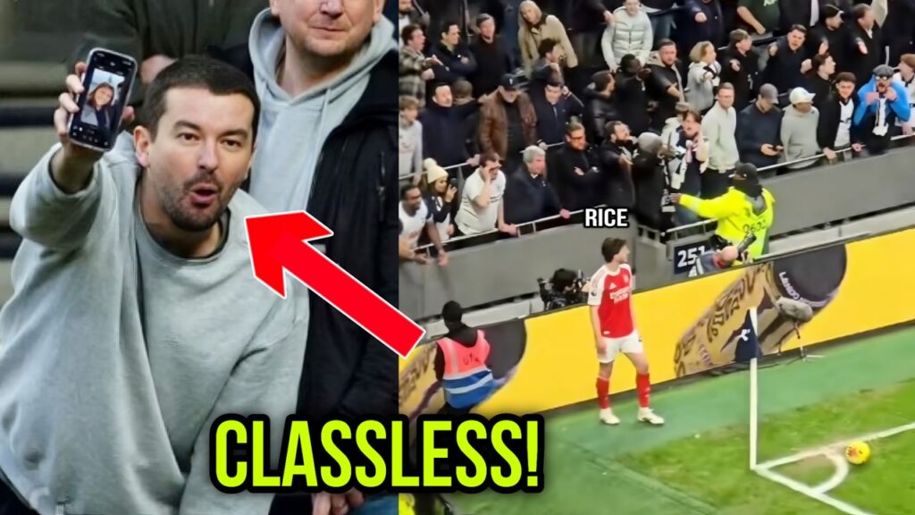 WATCH: Spurs Fan Goes Viral for Mocking Declan Rice’s Partner WATCH: Spurs Fan Goes Viral for Mocking Declan Rice’s Partner