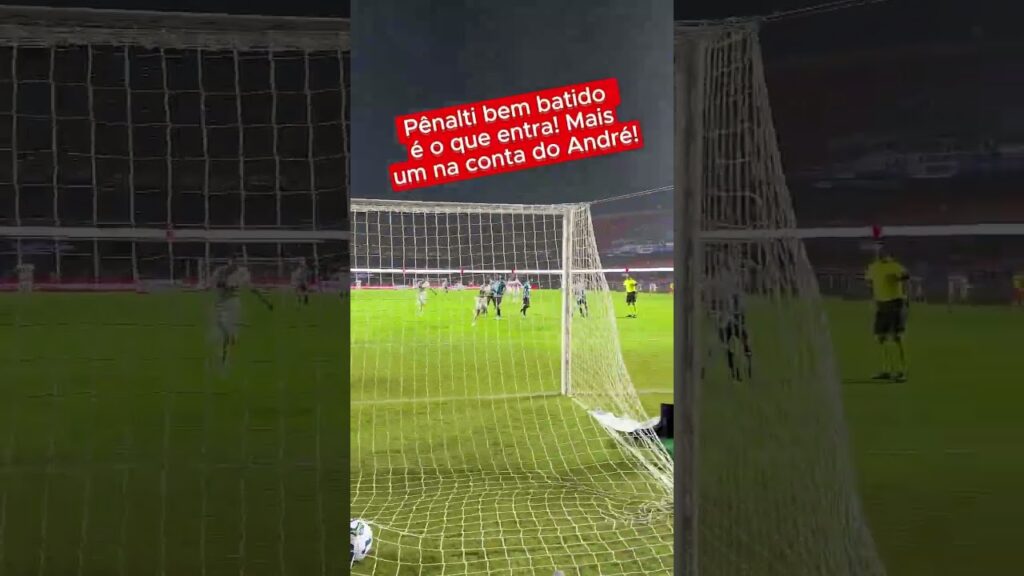 ANDRÉ SILVA GELADO: ATACANTE COBRA PÊNALTI QUASE NO MEIO DO GOL E DEFINE VITÓRIA DO SÃO PAULO #spfc