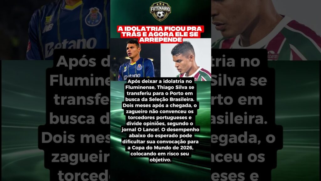 Thiago Silva se arrepende de deixar o Fluminense? 💔
