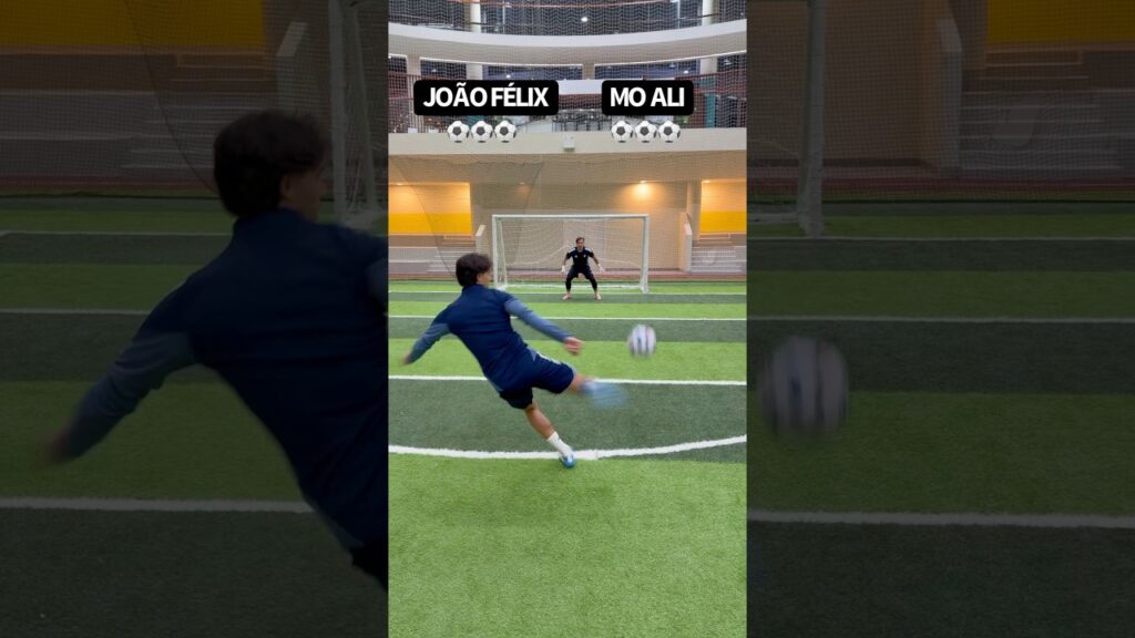 Shooting challenge vs Joao Felix 🔥
