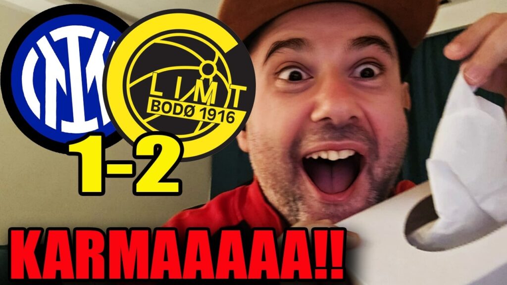 IL KARMAAAAAAA!!! GODOOOOO GLIMT!!!! BARELLA COME BASTONI CI PROVA HAHAHAHA || INTER-BODO GLIMT 1-2