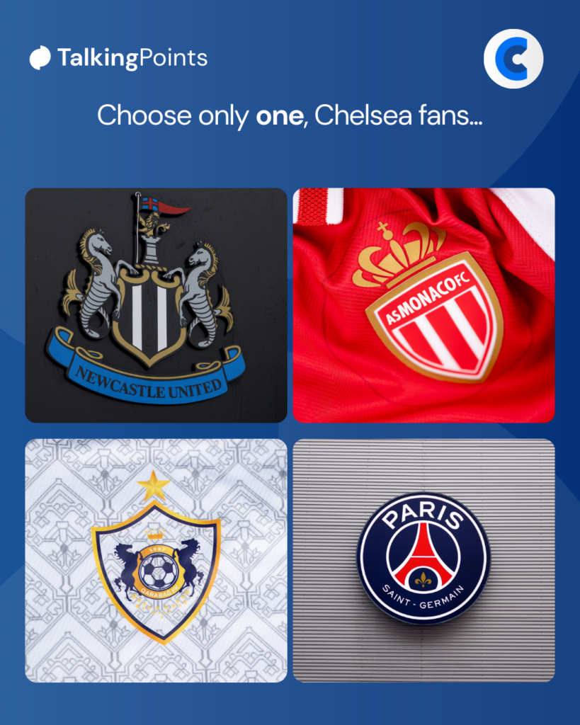 The four teams Chelsea could face in the last 16