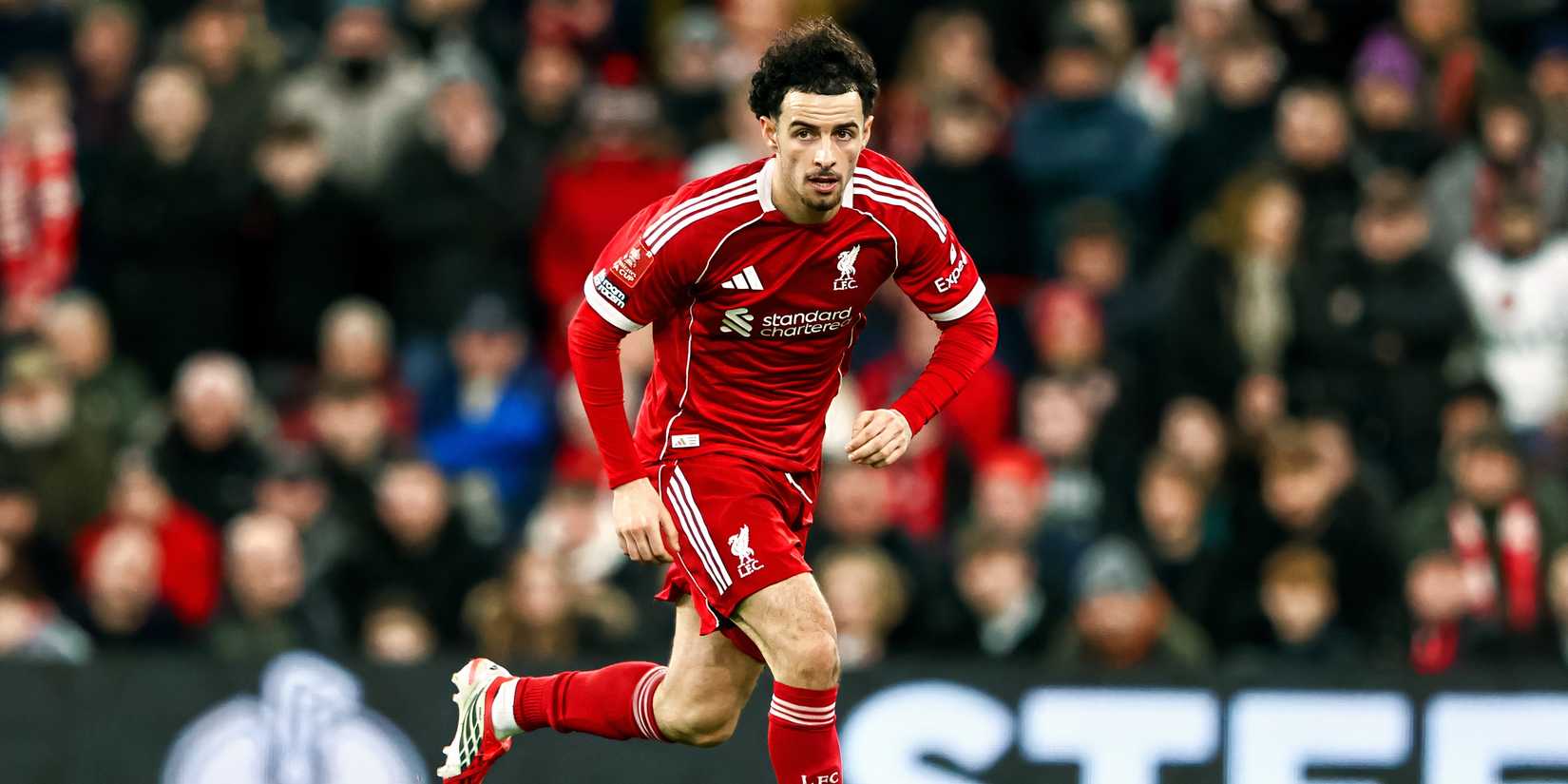 Liverpool midfielder Curtis Jones