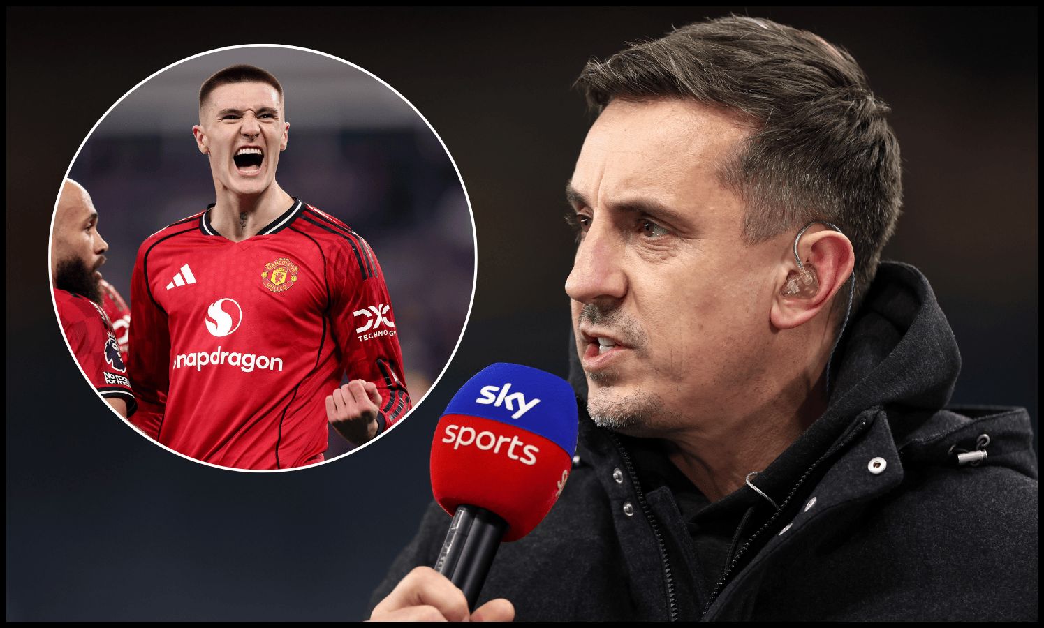 Gary Neville talks on punditry for Sky Sports.