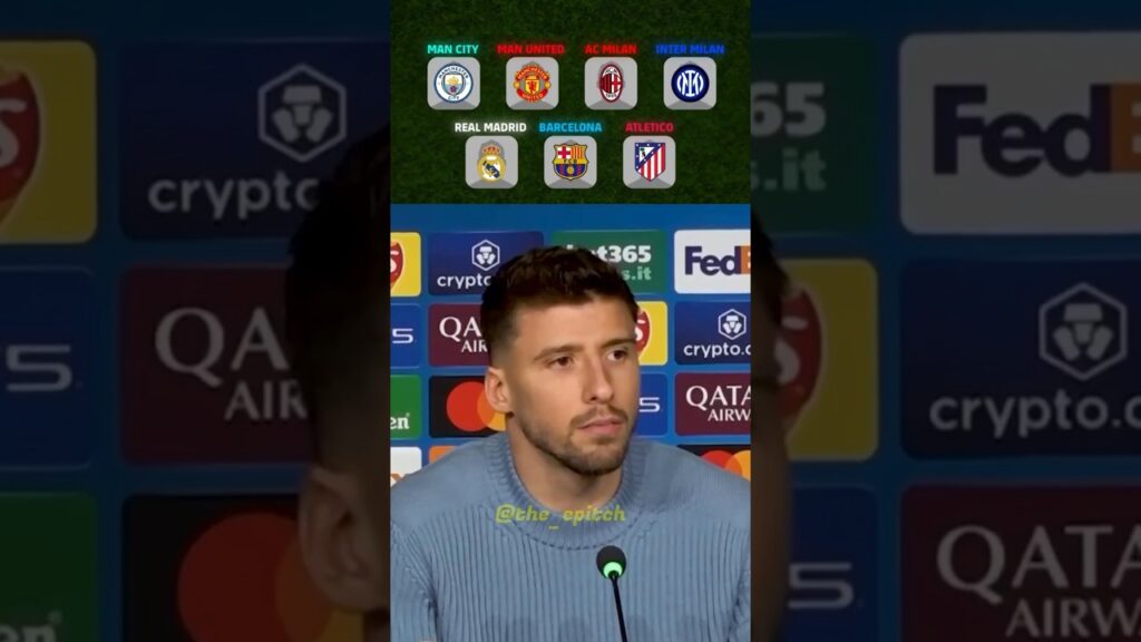 Ruben Dias picked his favourite players from clubs 😱🔥 #efootball2023 #efootball2024