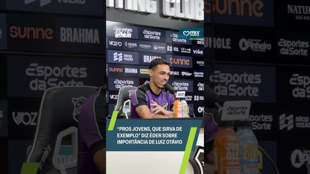Éder sobre a importante de ter Luiz Otávio no elenco