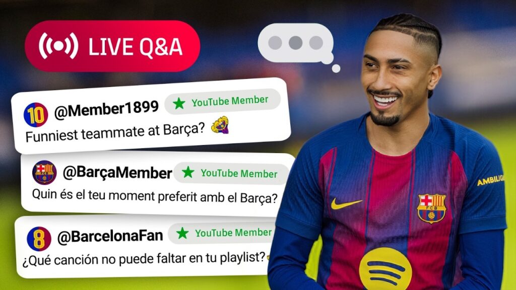 🔴💬 LIVE Q&A | YOU ASK, RAPHINHA ANSWERS! (MEMBERS EXCLUSIVE QUESTIONS)