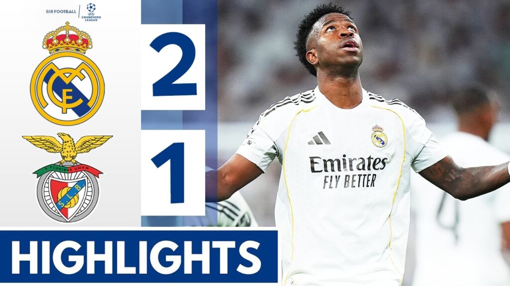 Real Madrid vs Benfica 2-1 – Highlights & All Goals – Vinicius Junior & Tchouameni Goal Real Madrid vs Benfica 2-1 - Highlights & All Goals - Vinicius Junior & Tchouameni Goal