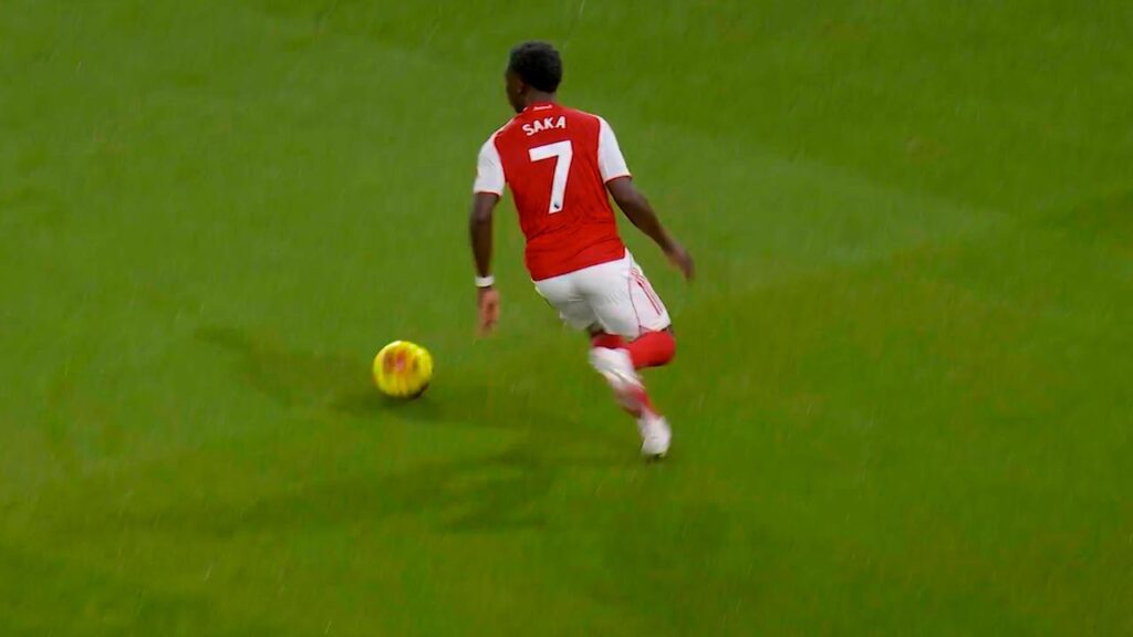 Saka has been poor this season? OK, watch this.