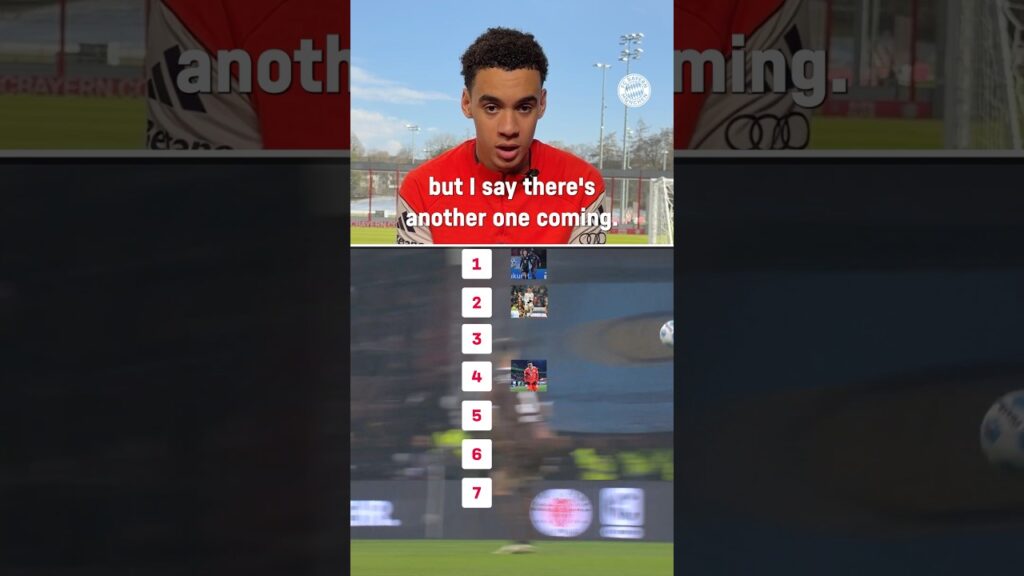 Jamal Musiala blind ranking his best FC Bayern goals 👀
