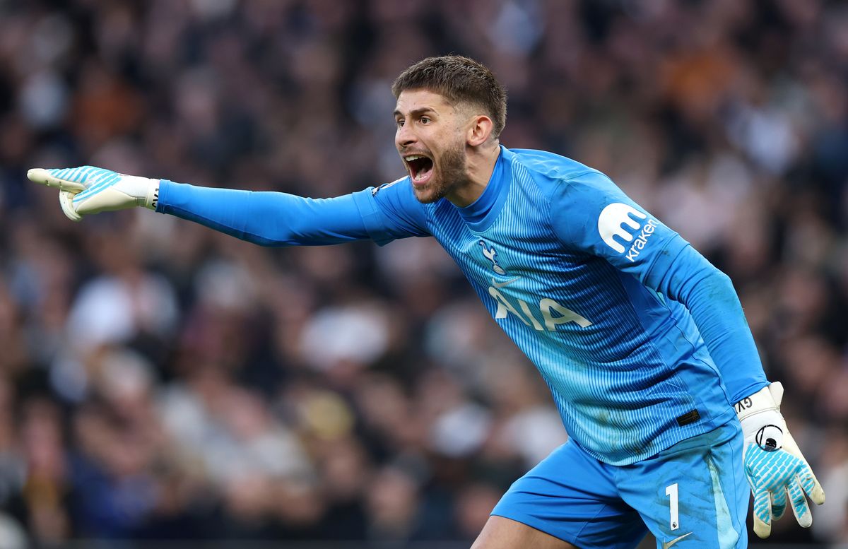 Tottenham goalkeeper Guglielmo Vicario