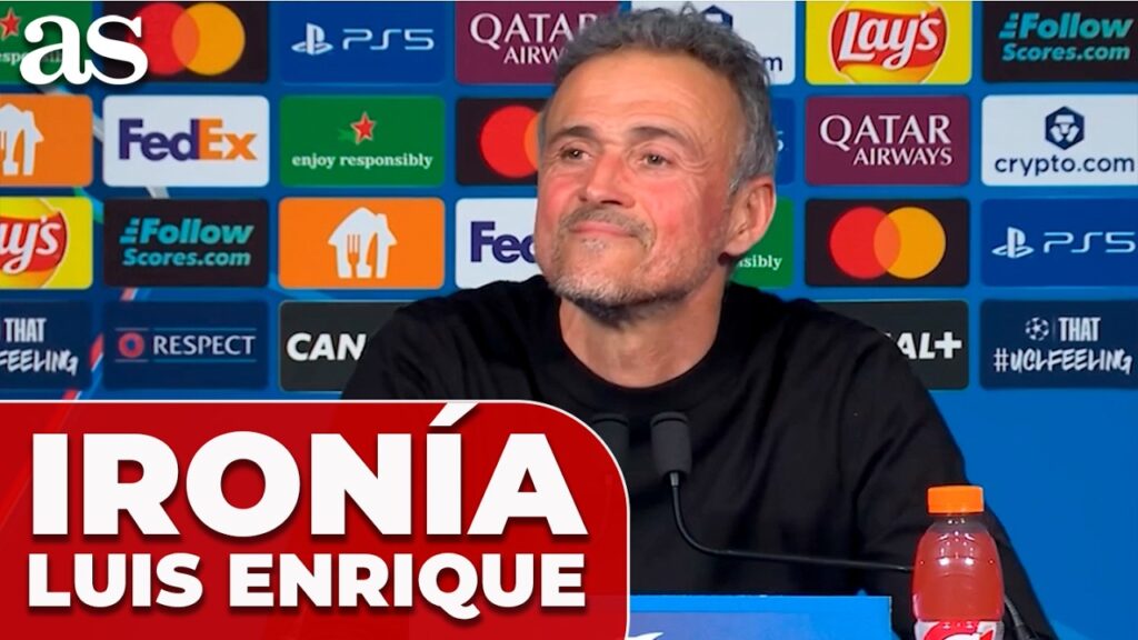 La IRONÍA de LUIS ENRIQUE con los RIVALES del PSG en CHAMPIONS LEAGUE La IRONÍA de LUIS ENRIQUE con los RIVALES del PSG en CHAMPIONS LEAGUE