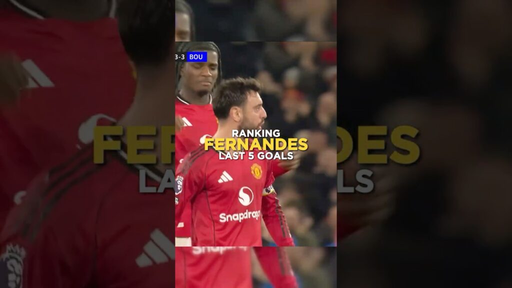 Ranking Bruno Fernandes’ Last 5 Goals 🔥 Ranking Bruno Fernandes’ Last 5 Goals 🔥