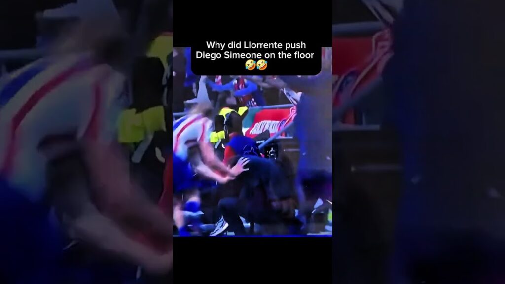 Marcos Llorente actually WIPED OUT Diego Simeone! 💀