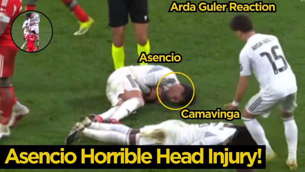 Arda Guler Shocking Reaction to Raul Asencio Horrible Injury After Collision with Camavinga Arda Guler Shocking Reaction to Raul Asencio Horrible Injury After Collision with Camavinga