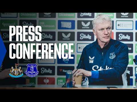 NEWCASTLE UNITED v EVERTON | David Moyes' Premier League press conference
