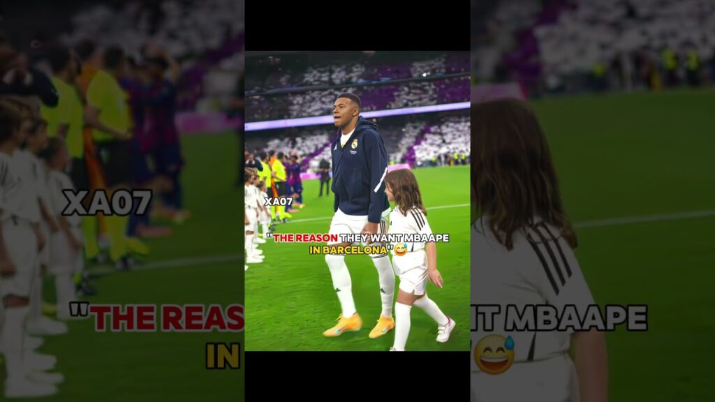 The Reason Barcelona Players Want To Sign Mbappe😅🥶 #shorts #ronaldo #messi #shortsvideo