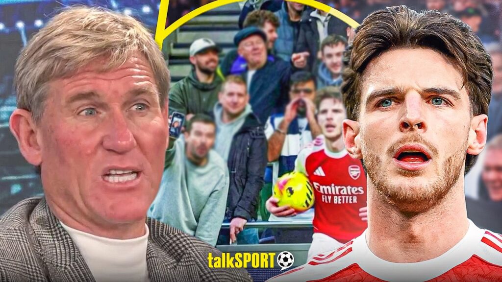 Simon Jordan REACTS to Declan Rice being shown a Picture of his Partner as Arsenal THRASH Spurs