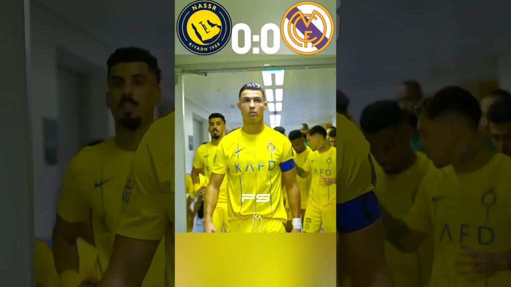The Day Cristiano Ronaldo Showed mbappe' & CR7 💥 Al nassr vs Real Madrid imaginary🤯💥 | #shorts