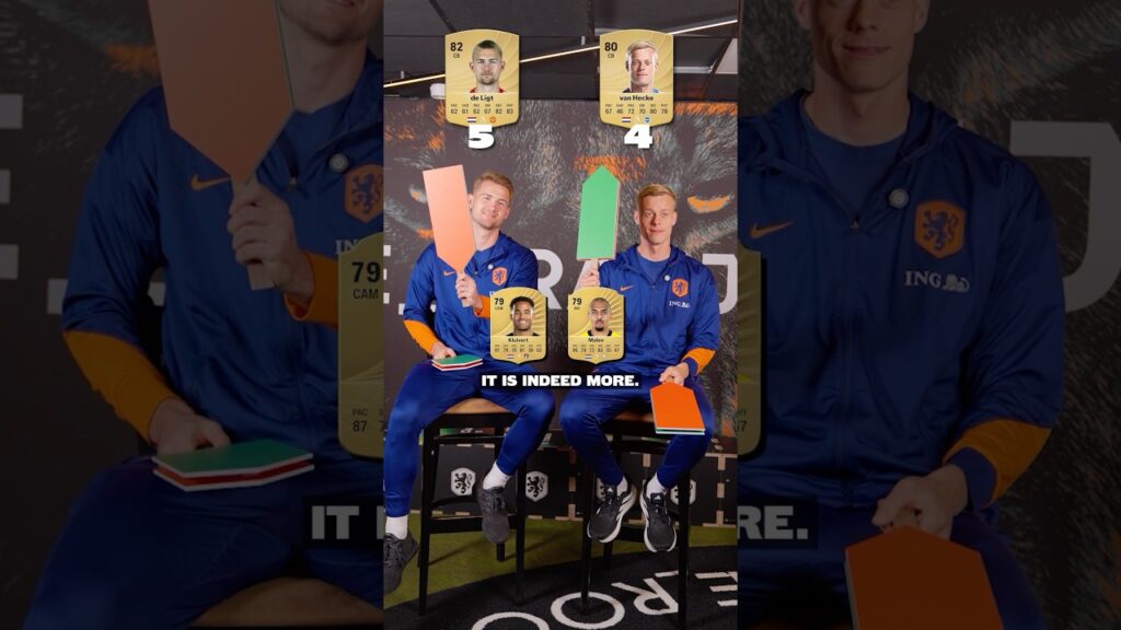 Matthijs de Ligt vs. Jan Paul van Hecke! 🤪 #nothinglikeoranje #fc26