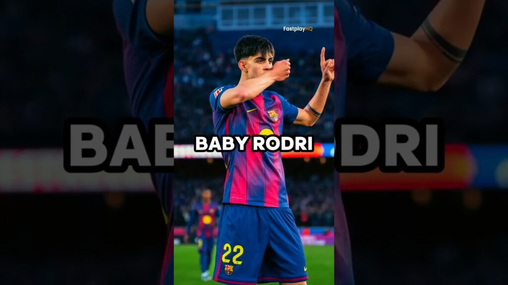 Baby Rodri stepping up while De Jong is out… Barcelona’s future is in safe hands.
