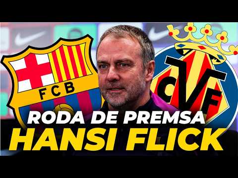 RODA DE PREMSA de HANSI FLICK prèvia al FC BARCELONA vs VILLARREAL: SORTEIG CHAMPIONS i NEWCASTLE