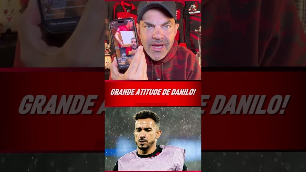 UM DOS LÍDERES DO ELENCO DO FLAMENGO, DANILO AJUDOU VÍTIMAS DAS ENCHENTES EM MG. SENSACIONAL