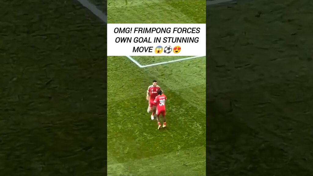 Jeremie Frimpong Forces DISASI Own Goal for Liverpool vs West Ham 😵🔥 #shorts #frimpong #liverpool