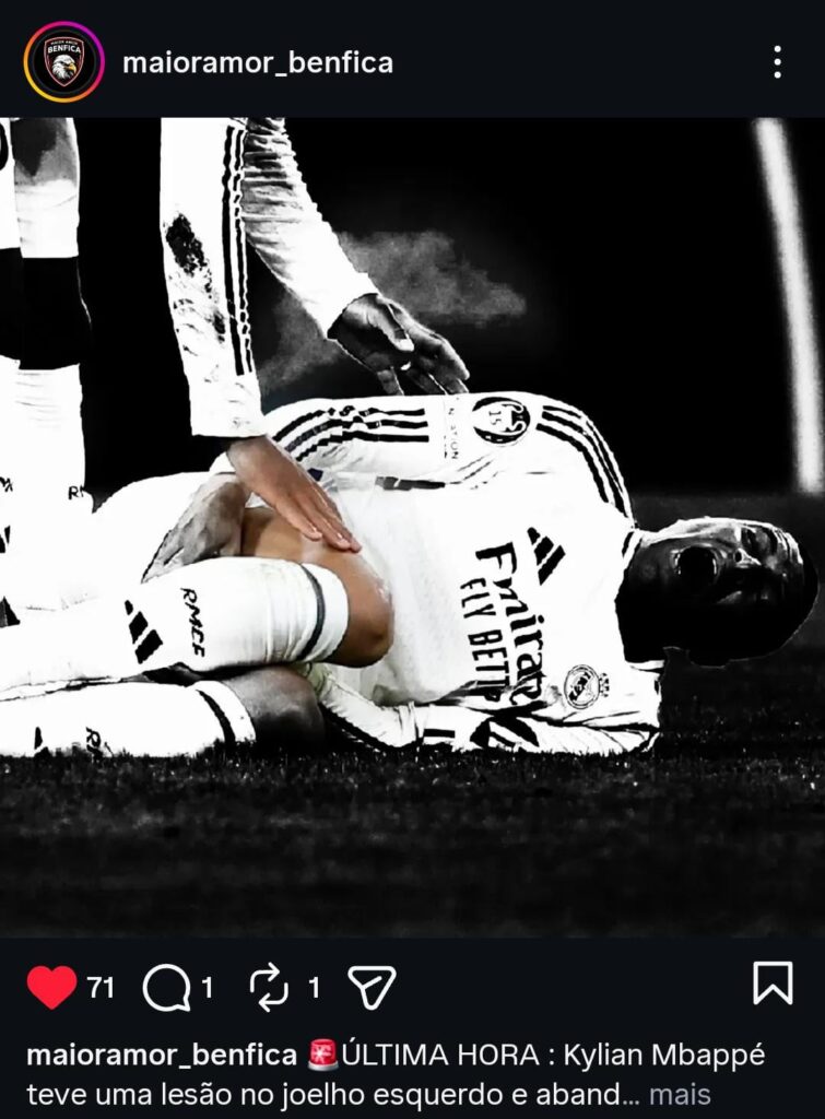 Última hora🚨 Kylian não vai à segunda mão.