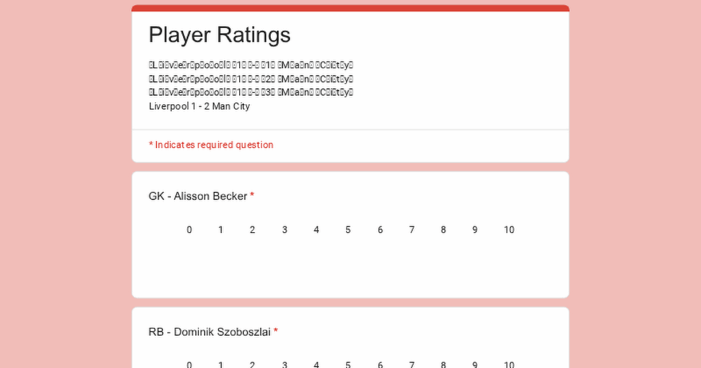 The "Day After" FT Thread: LIV 1 - 2 MCI