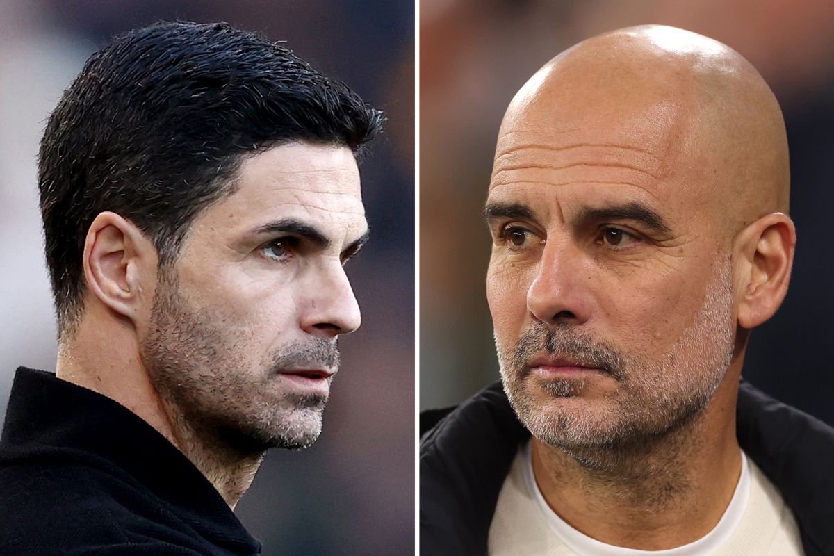 Mikel Arteta and Pep Guardiola are going head to head again for the Premier League title with Arsenal and Manchester City