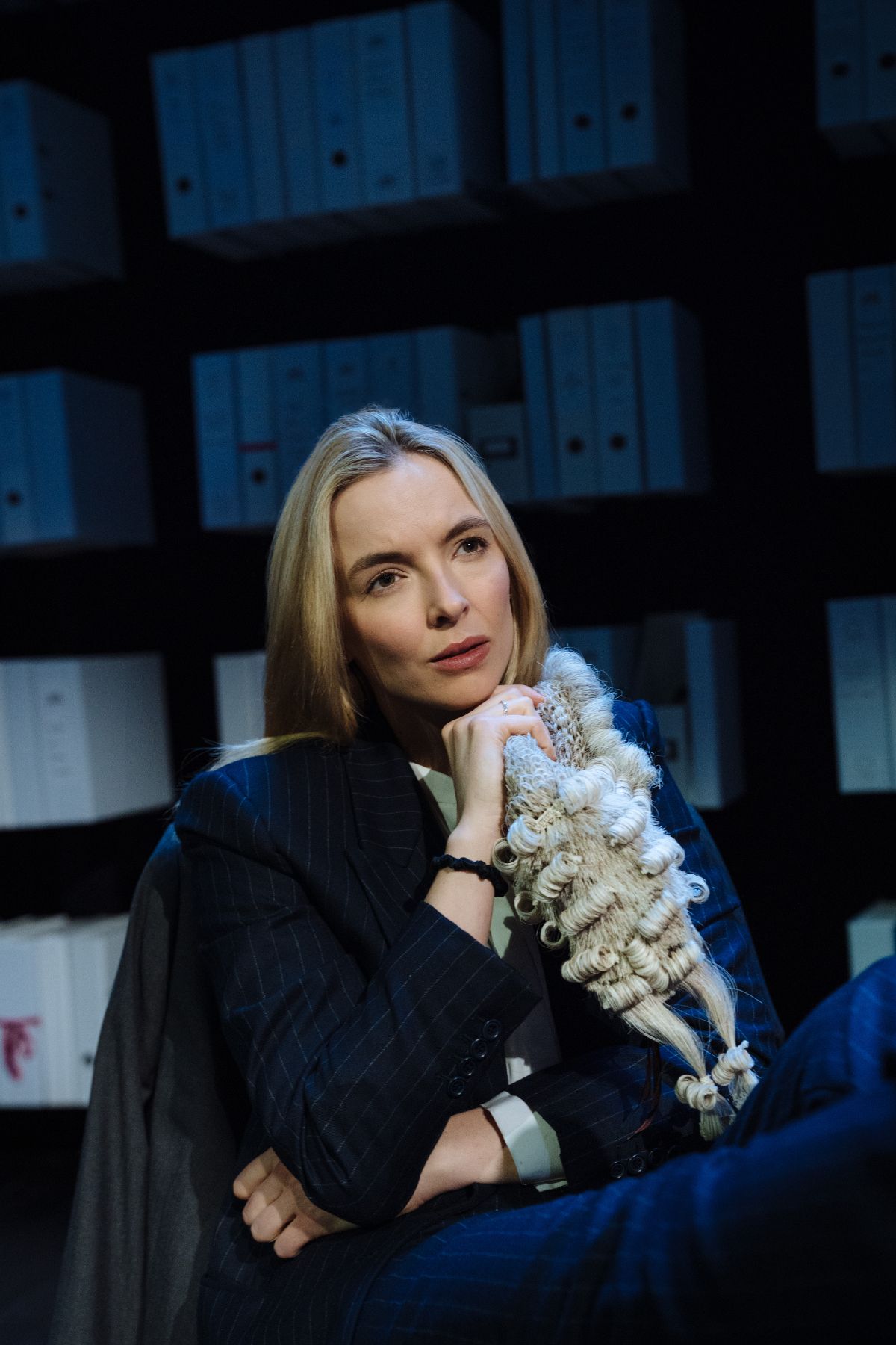 Jodie Comer in her one-woman show Prima Facie