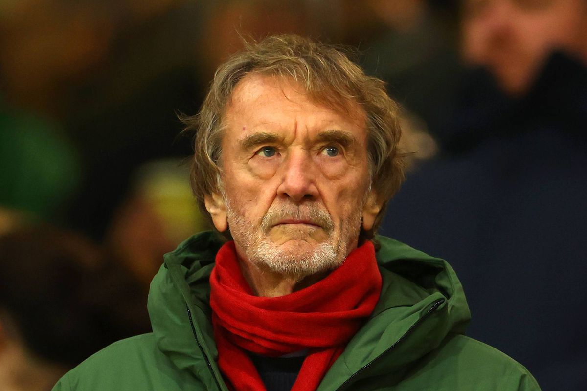 Manchester United co-owner Sir Jim Ratcliffe during the Premier League match between Wolverhampton Wanderers and Manchester United.