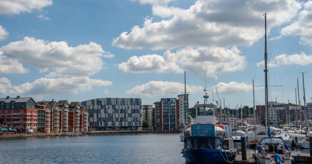 Ipswich named a better place to live than Norwich in 2026