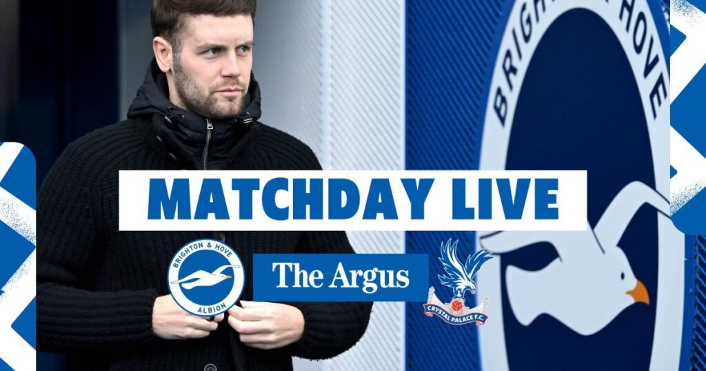 Brighton v Crystal Palace live updates from the Amex