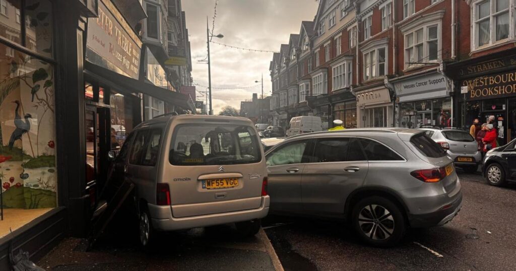 RECAP: Cars crash into Westbourne store in collision RECAP: Cars crash into Westbourne store in collision