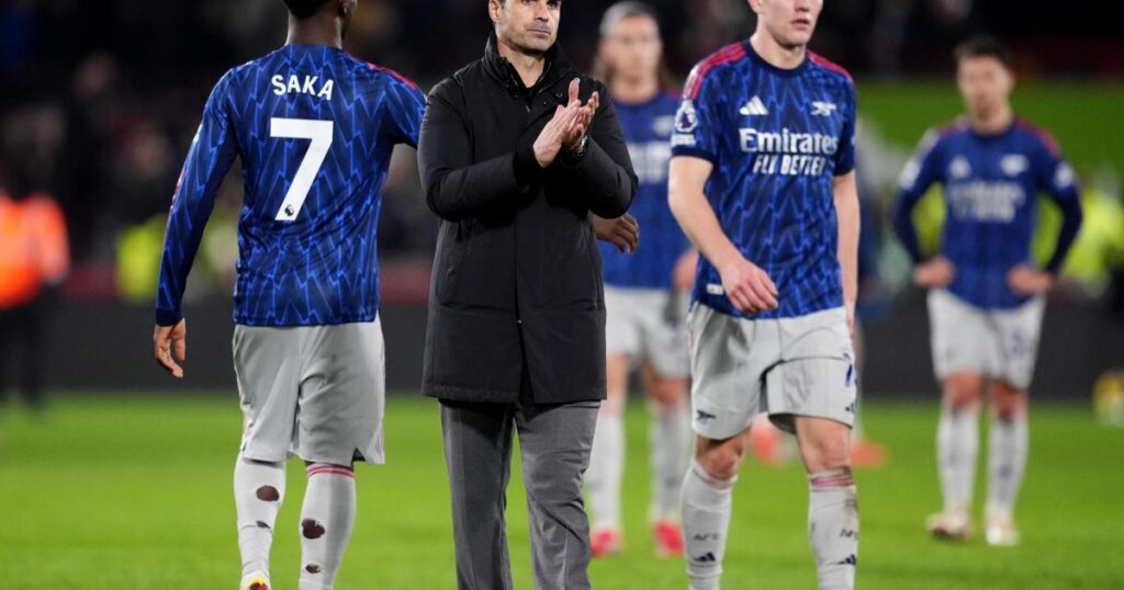 Arteta admits performance "not enough" after Brentford draw