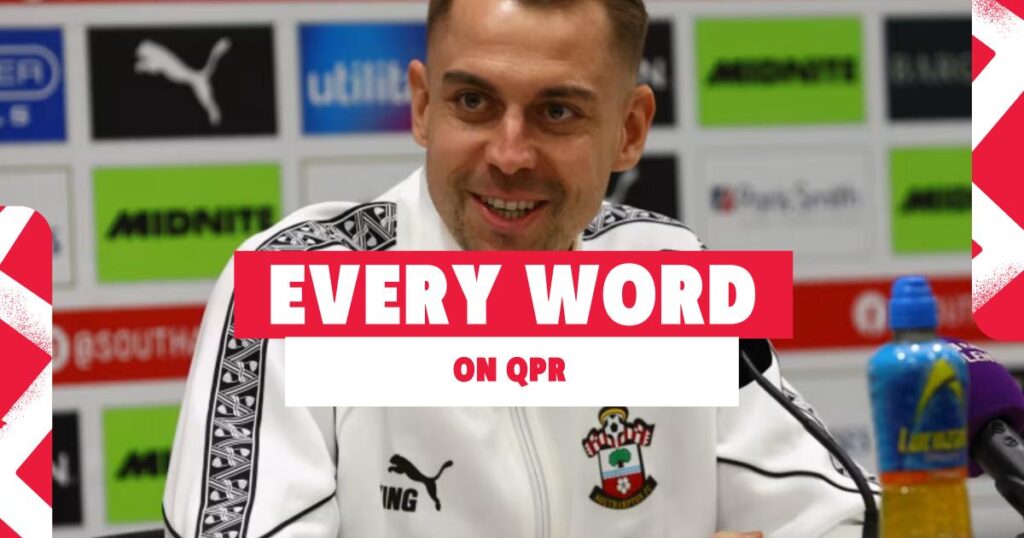 Every word Southampton boss Tonda Eckert said ahead of QPR
