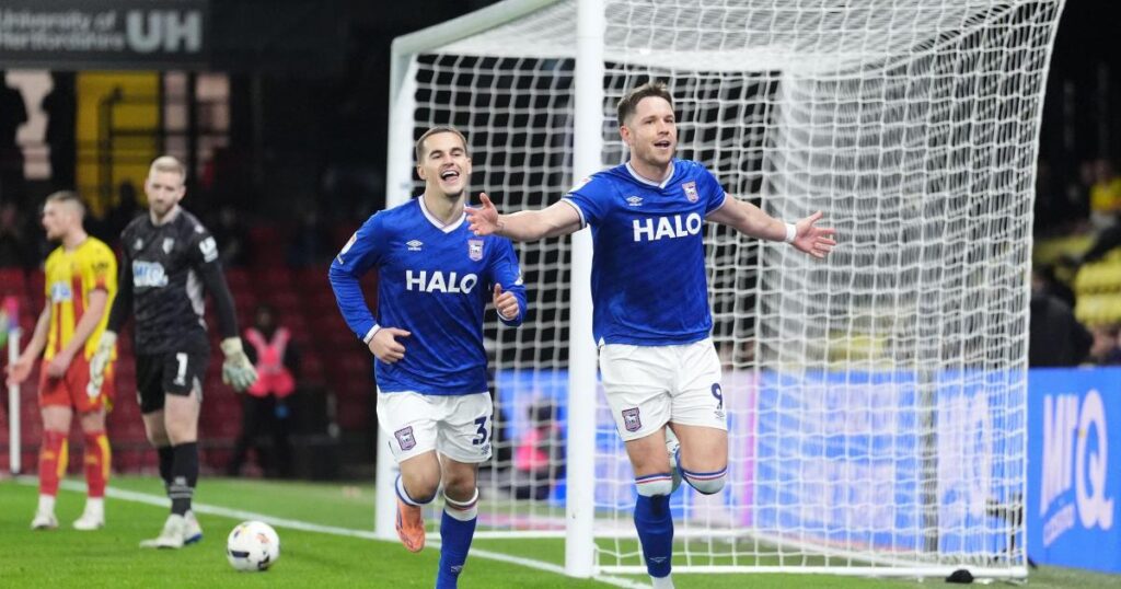 Ipswich win at Watford to move up to third Ipswich win at Watford to move up to third