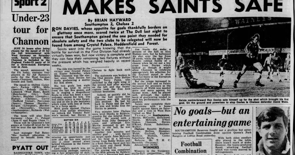 Southampton fans can delve into Daily Echo's rich newspaper archives