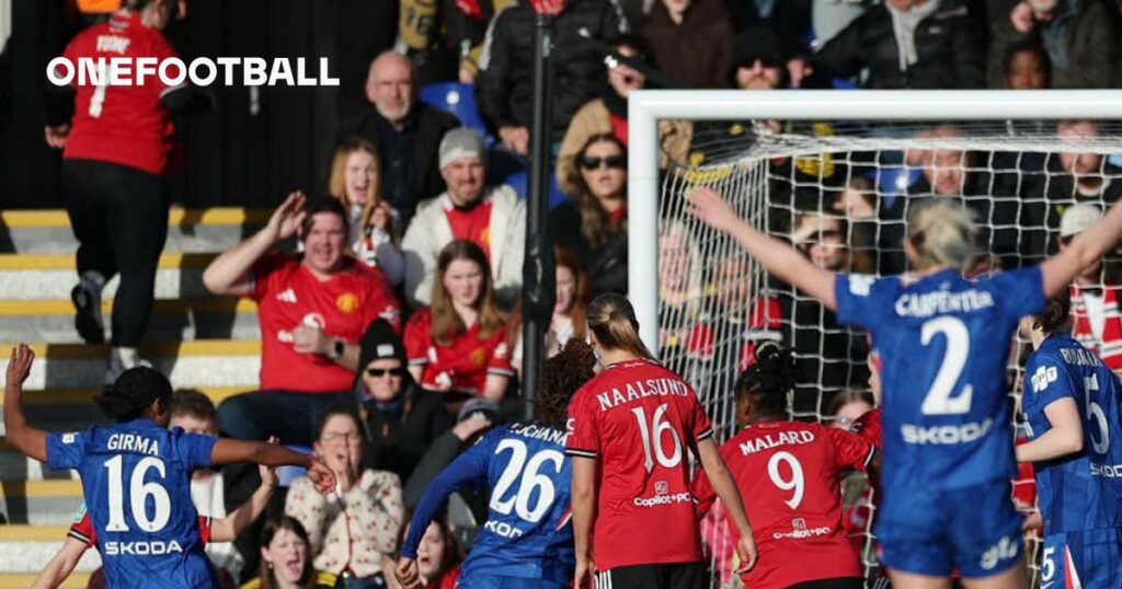 Girma winner sinks Manchester United to send Chelsea into Women’s FA Cup quarter-finals