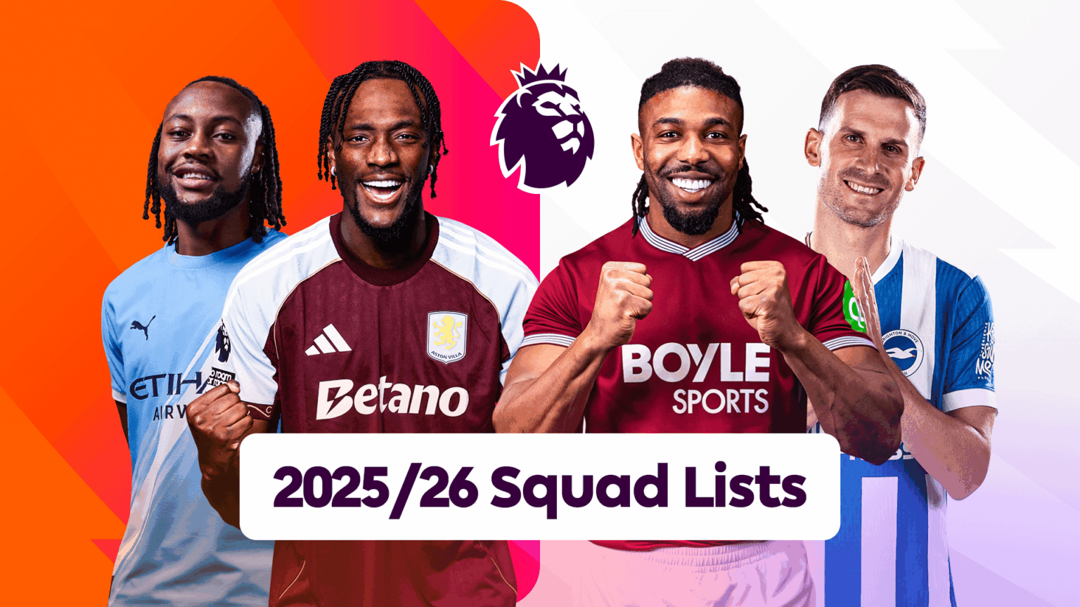 Villa Premier League and Europa League Squads Confirmed