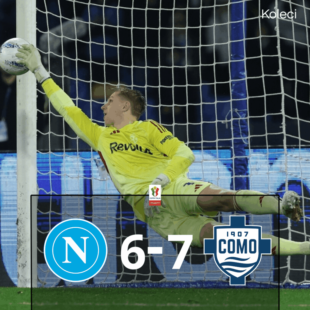 🔥Como knock Napoli out of the Coppa Italia in the quarterfinals, winning on penalties!