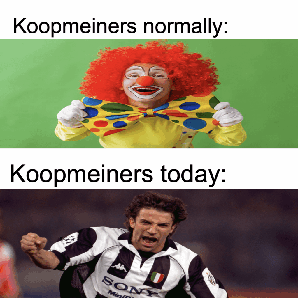 Despite a bad overall game by us, let's give credit where credit is due