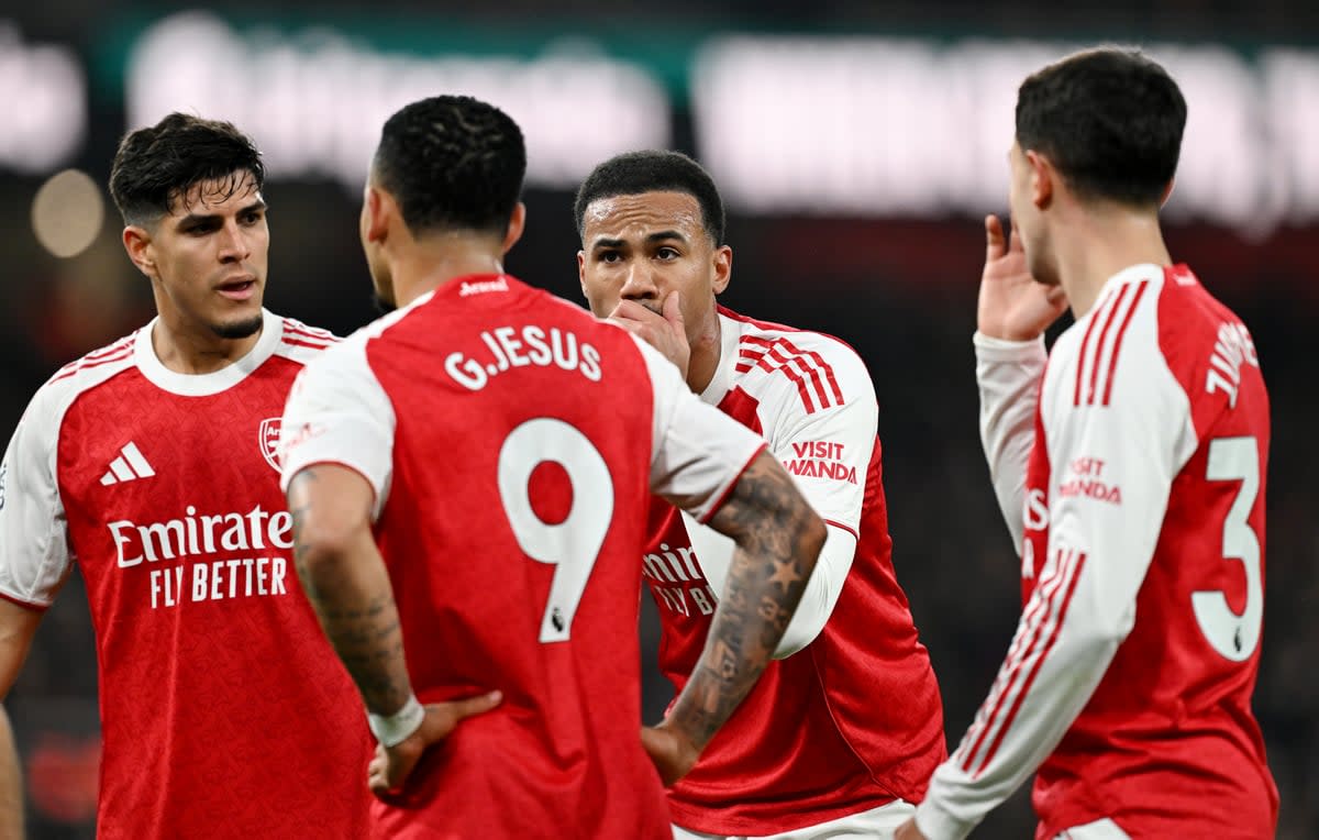 Arsenal have not been able to capitalise on Man City dropping points in recent weeks (Arsenal FC via Getty Images)