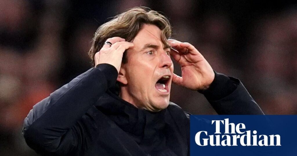 Thomas Frank sacked by Tottenham after eight months as head coach