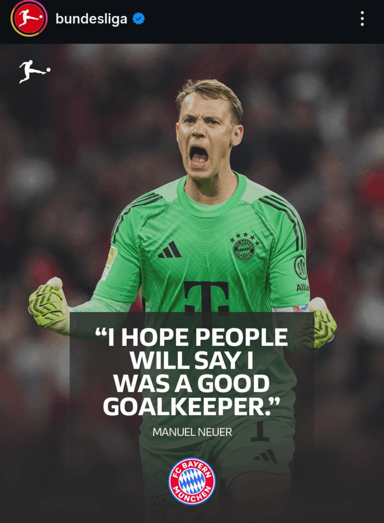 Do you think he's a good goalkeeper?