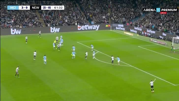 Manchester City 3 - [1] Newcastle - Anthony Elanga great strike 62'