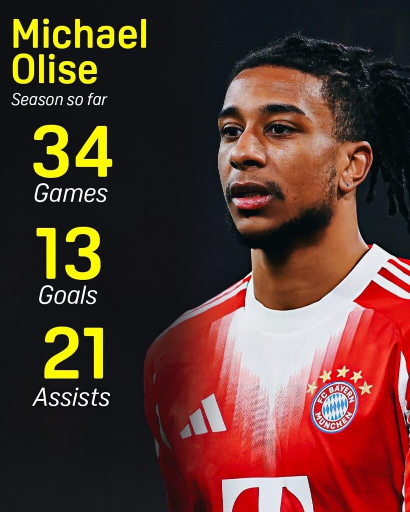 Numbers that do the talking 📊 Michael Olise is running the show this season 🔥